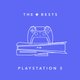 an illustration of a playstation 5 showing off the best ps5 games